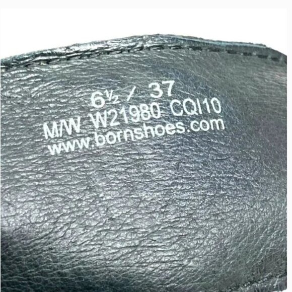 Born Gwynn Harness Knee High Brown Leather Double Buckle Riding Boots - Size 6.5 - Picture 9 of 10